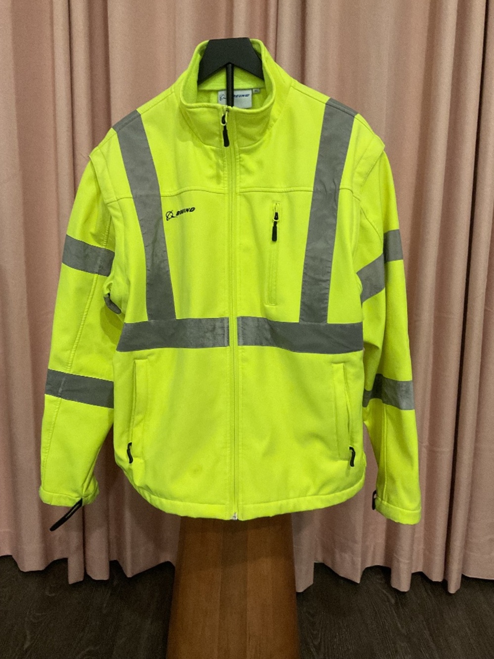 Boeing Hi Vis Reflective Convertible Work Jacket Vest XL